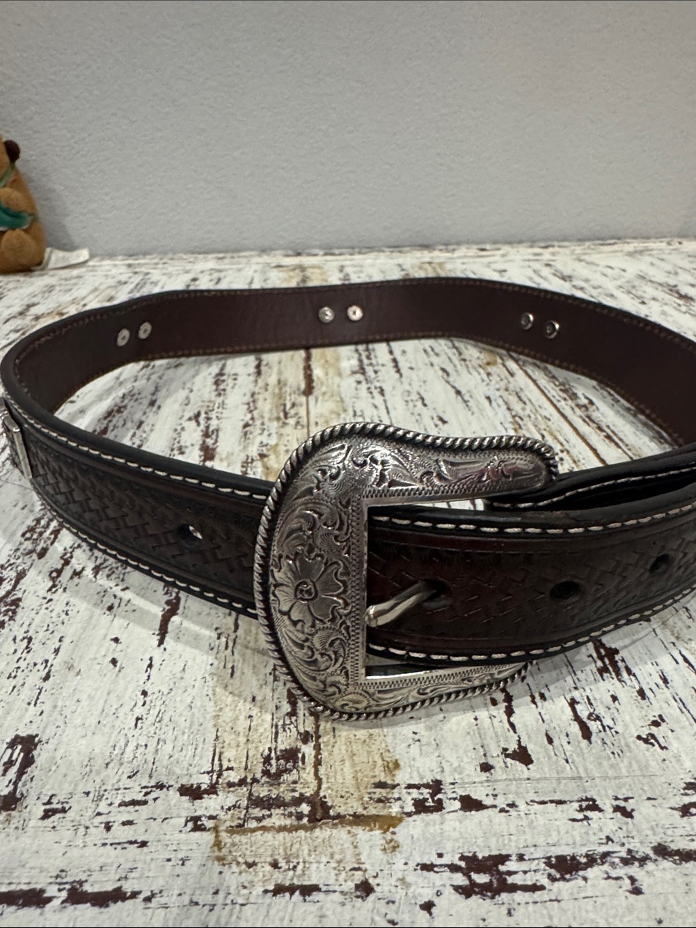 Nocona Kids Brown Leather Belt